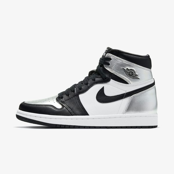 Wmns Air Jordan 1 Retro High OG 'Silver Toe'