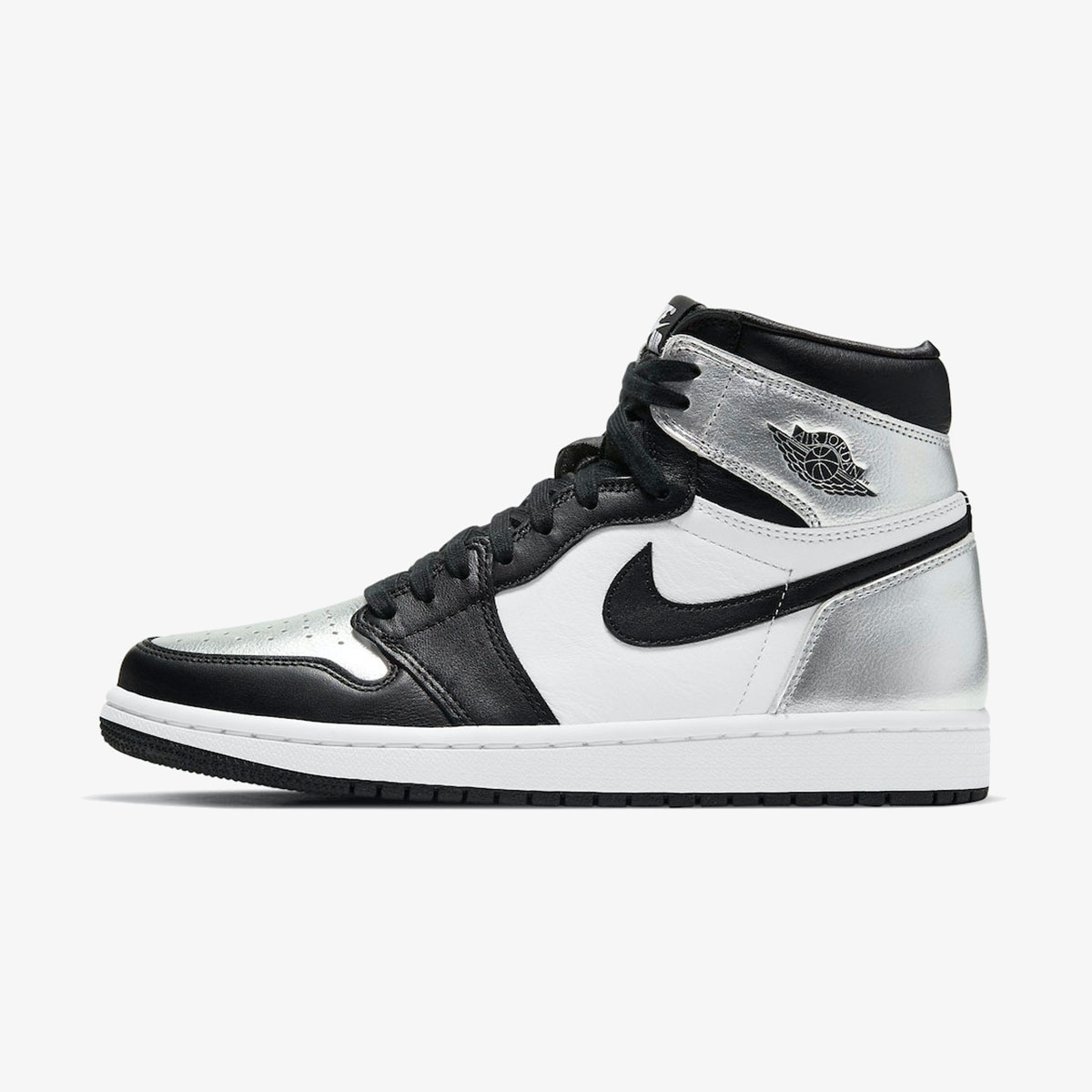 Wmns Air Jordan 1 Retro High OG 'Silver Toe'