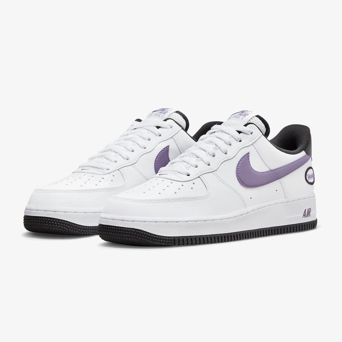 Nike Air Force 1 '07 LV8 'Hoops - White Canyon Purple' - Image 3