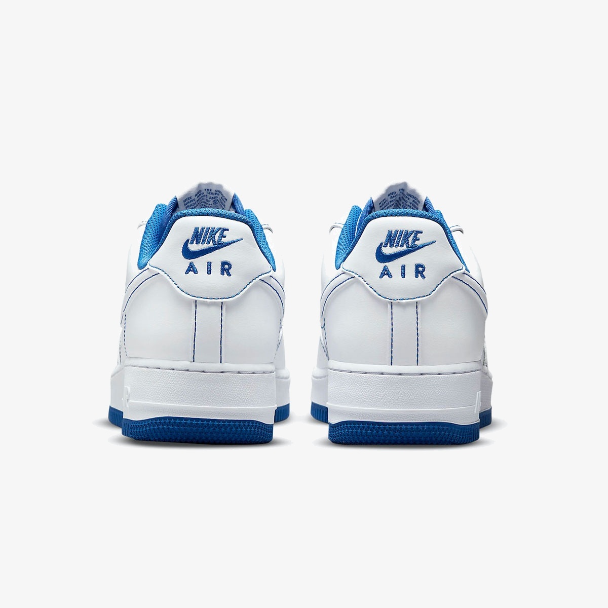 Nike Air Force 1 '07 'Contrast Stitch - White Game Royal' - Image 4