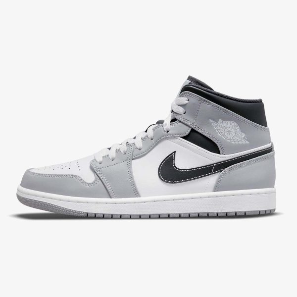 Air Jordan 1 Mid 'Light Smoke Grey'
