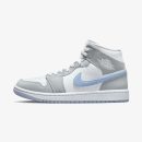 Wmns Air Jordan 1 Mid 'Wolf Grey Aluminum'