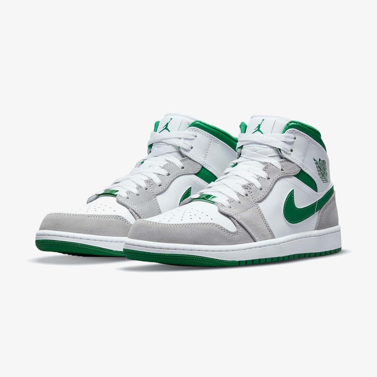 Air Jordan 1 Mid SE 'Grey Pine Green' - Image 2