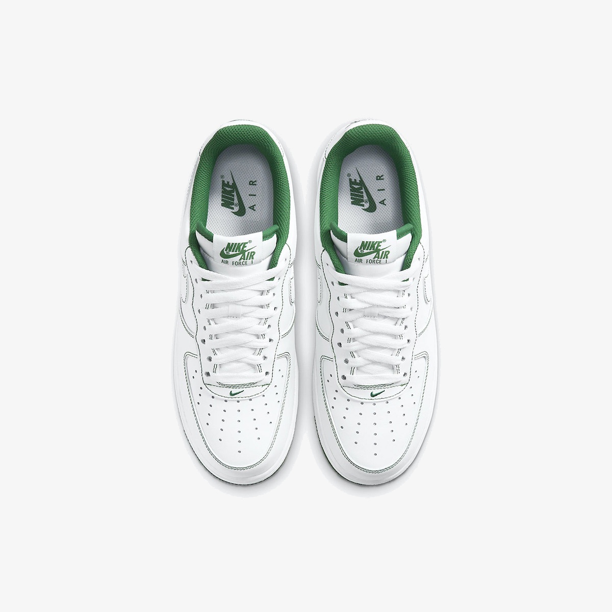 Nike Air Force 1 '07 'Contrast Stitch - White Pine Green' - Image 3