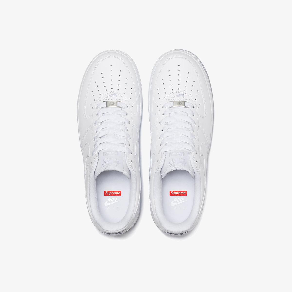 Supreme x Nike Air Force 1 Low 'Box Logo - White' - Image 4