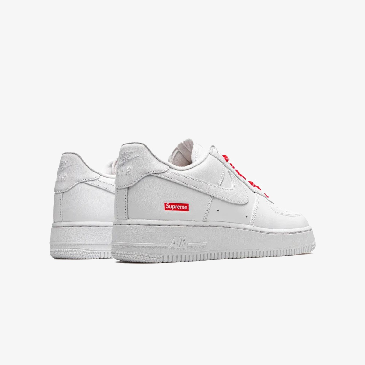 Supreme x Nike Air Force 1 Low 'Box Logo - White' - Image 3
