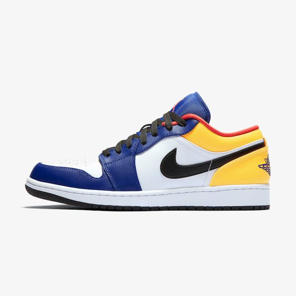 Air Jordan 1 Low 'White Deep Royal Blue'