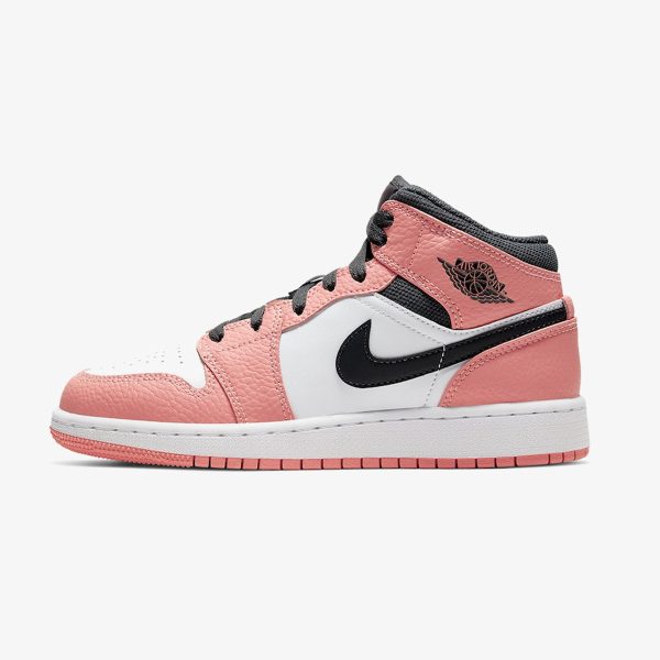 Air Jordan 1 Mid GS 'Pink Quartz'