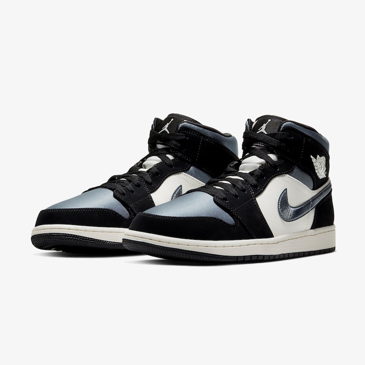 Air Jordan 1 Mid SE 'Satin Smoke Grey' - Image 3