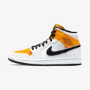 Wmns Air Jordan 1 Mid 'Perforated - White University Gold'