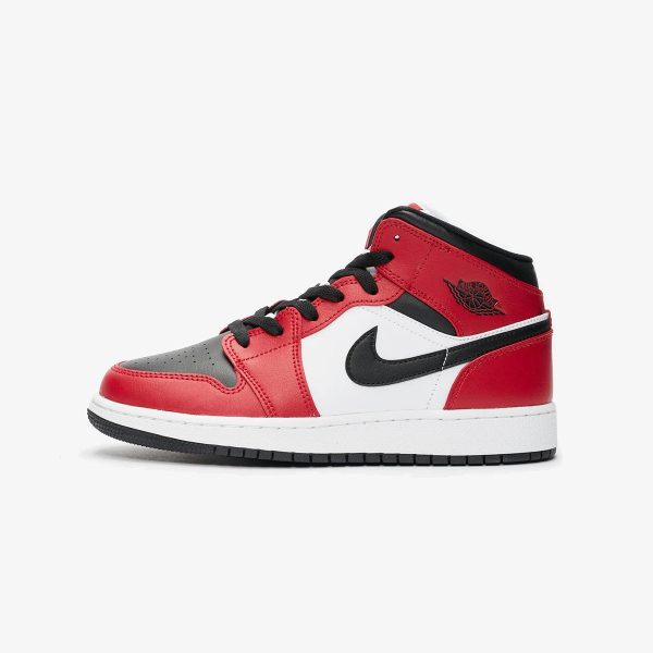 Air Jordan 1 Mid GS 'Chicago Black Toe'