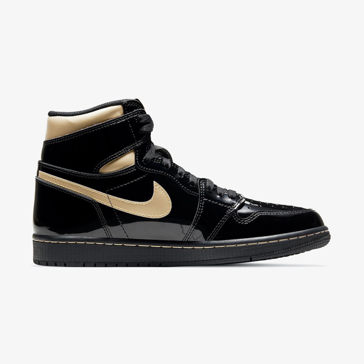 Air Jordan 1 Retro High OG 'Black Metallic Gold' - Image 2