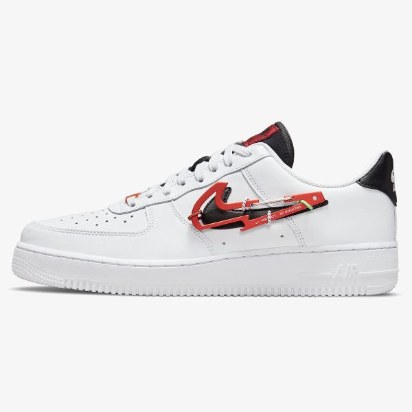 Nike Air Force 1 '07 Premium 'Carabiner - White Habanero Red'