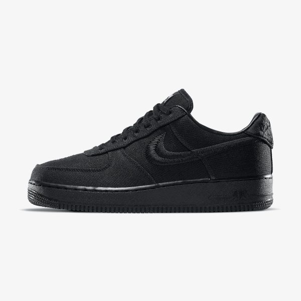 Stussy x Nike Air Force 1 Low 'Triple Black'
