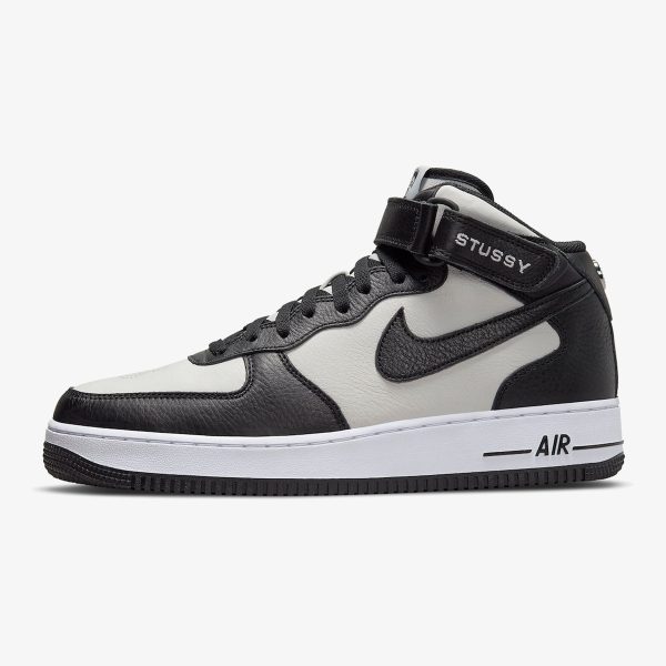 Stussy x Nike Air Force 1 Mid 'Black White'