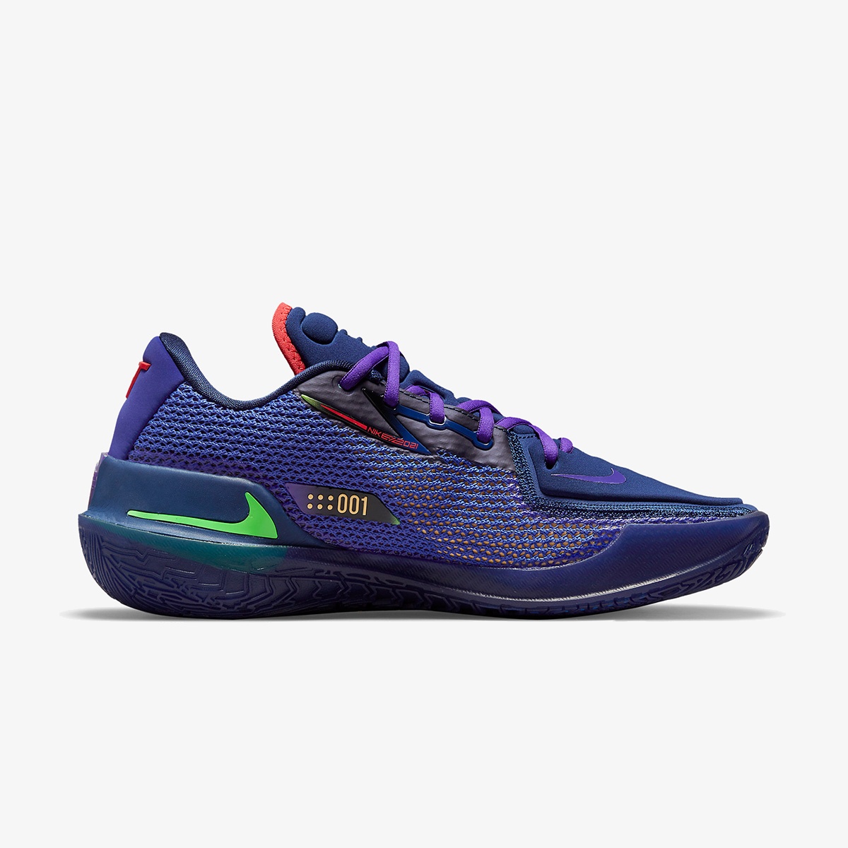 Nike Air Zoom GT Cut 'Blue Void Siren Red' - Image 2