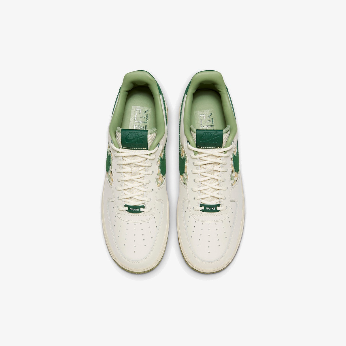 Nike Air Force 1 Low '07 Premium 'NAI-KE Bamboo Weave Gorge Green' - Image 4