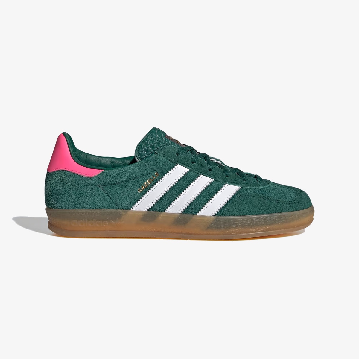 Wmns Adidas Gazelle Indoor 'Collegiate Green Pink' - Image 2