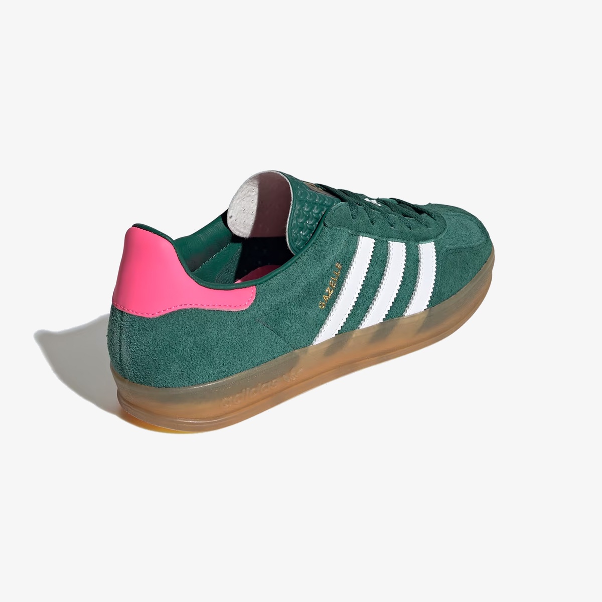 Wmns Adidas Gazelle Indoor 'Collegiate Green Pink' - Image 3