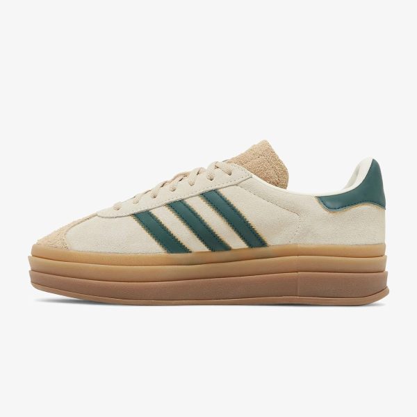 Wmns Adidas Gazelle Bold 'Cream Collegiate Green'