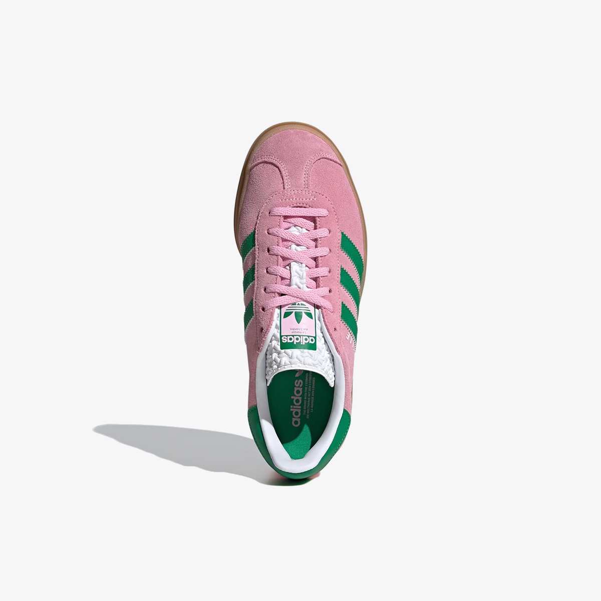 Wmns Adidas Gazelle Bold 'True Pink Green' - Image 5