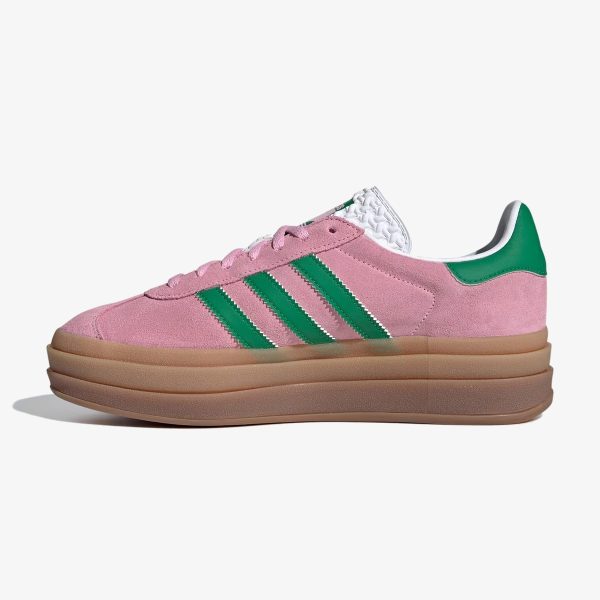 Wmns Adidas Gazelle Bold 'True Pink Green'