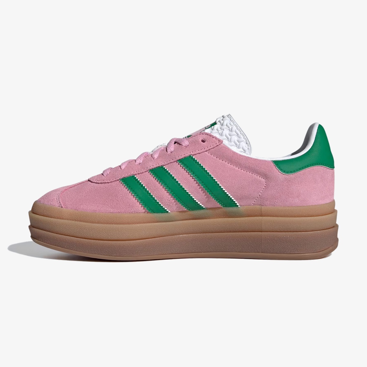 Wmns Adidas Gazelle Bold 'True Pink Green'