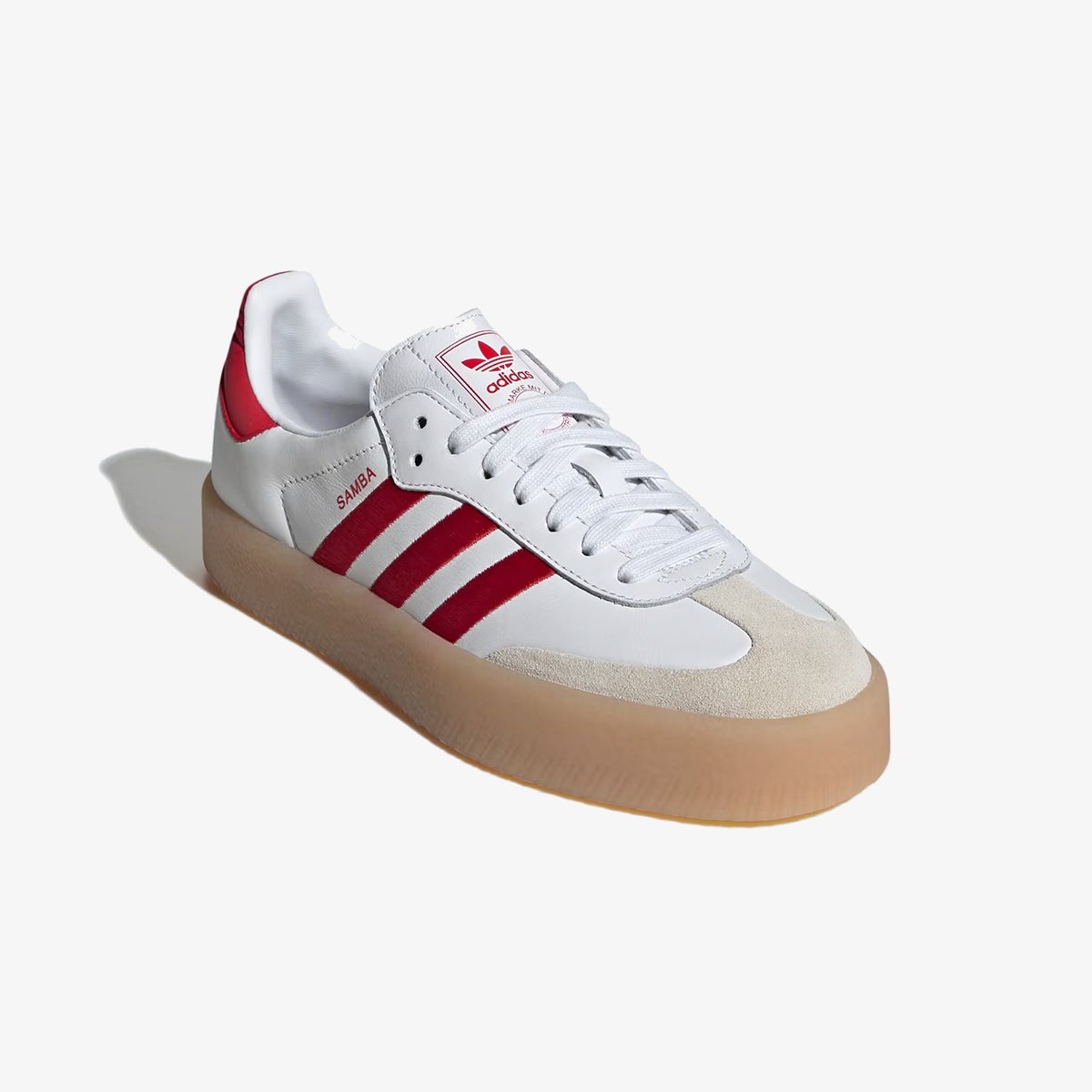Wmns Adidas Sambae 'White Scarlet Gum' - Image 4