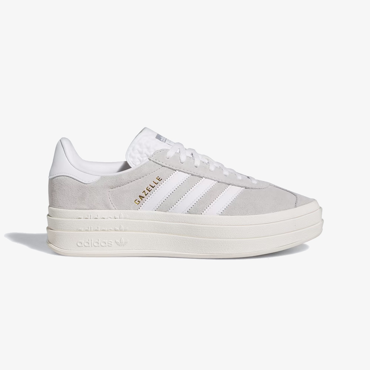 Wmns Adidas Gazelle Bold 'Grey White' - Image 2