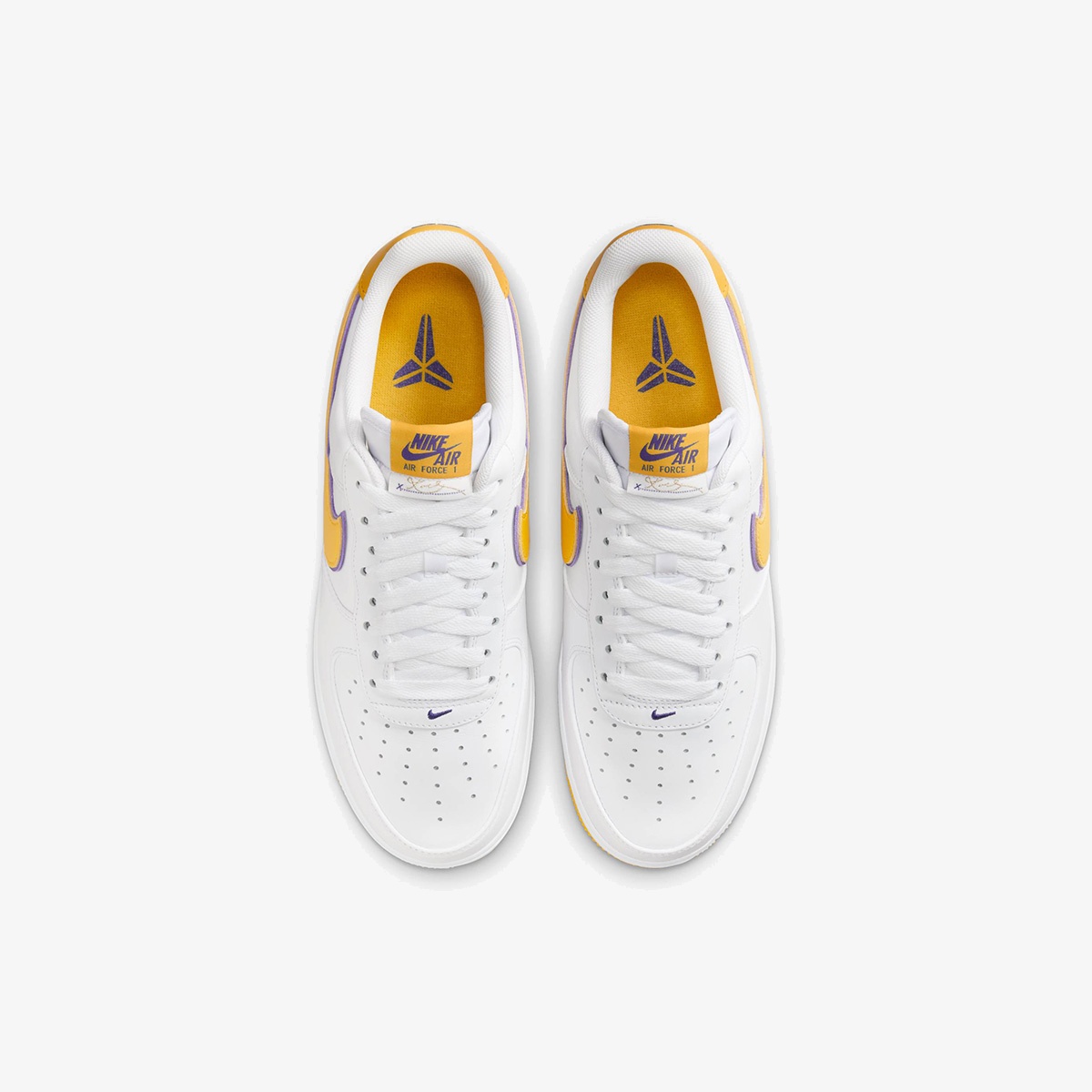 Kobe Bryant x Nike Air Force 1 Low Retro QS 'Lakers Home' - Image 4