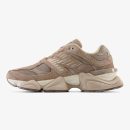 nb 9060 mushroom - New Balance Mushroom sneaker with brown mesh, hairy suede overlays, and stacked sole