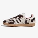 Samba OG Cow Print sneaker with dark brown and off-white pony hair upper and gum sole