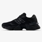 All-black NB 9060 sneaker with tonal overlays and sculpted chunky sole