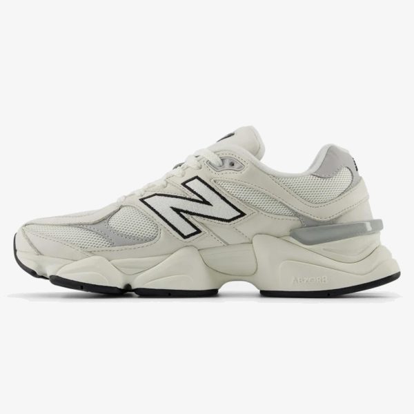 Sea Salt and Raincloud NB 9060 sneaker with layered mesh and suede upper