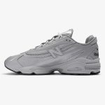 1000 reflective pack raincloud - Silver Metallic and Raincloud 1000 sneaker with reflective overlays and grey sole