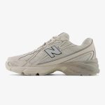 Neutral NB 740v2 sneaker in Moonbeam and Arid Stone with black trim