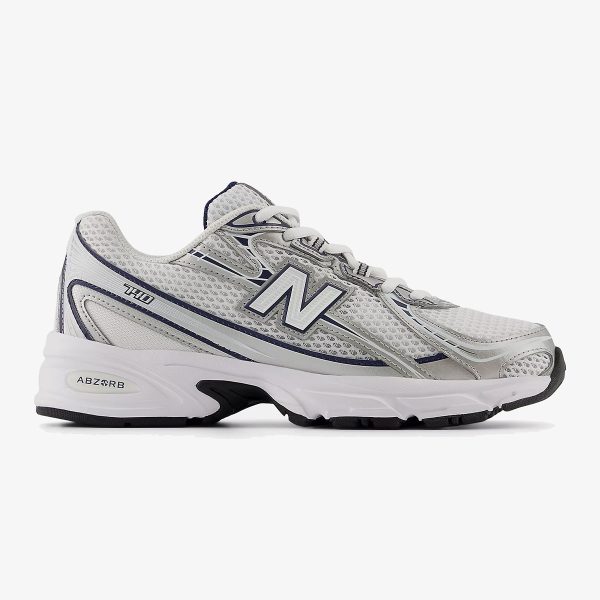 new balance 740 white navy - Alternate product view