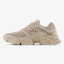 Bone and Sparrow NB 9060 sneaker with cream mesh and terracotta trim