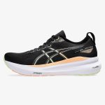 gel-kayano 31 running shoe - Black Cool Matcha Kayano 31 running shoe with green accents and structured sole