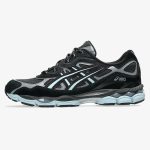 atmos lagua gem gel nyc - Blue Topaz Gel-NYC sneaker with black and Starlight Blue layered panels