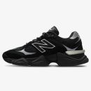 Black Purple 9060 sneaker with dark suede overlays and sculpted sole
