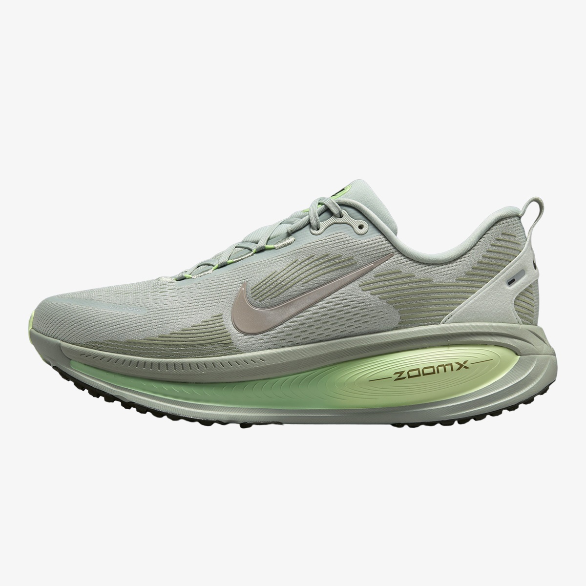 vomero 18 dusty olive - Dusty Olive Vomero 18 sneaker with light grey panels and cushioned sole