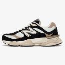 Sea Salt Bone 9060 sneaker with black suede overlays and chunky sole