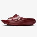 ReactX Rejuven8 Slide Team Red sandal with molded strap and crimson tonal finish