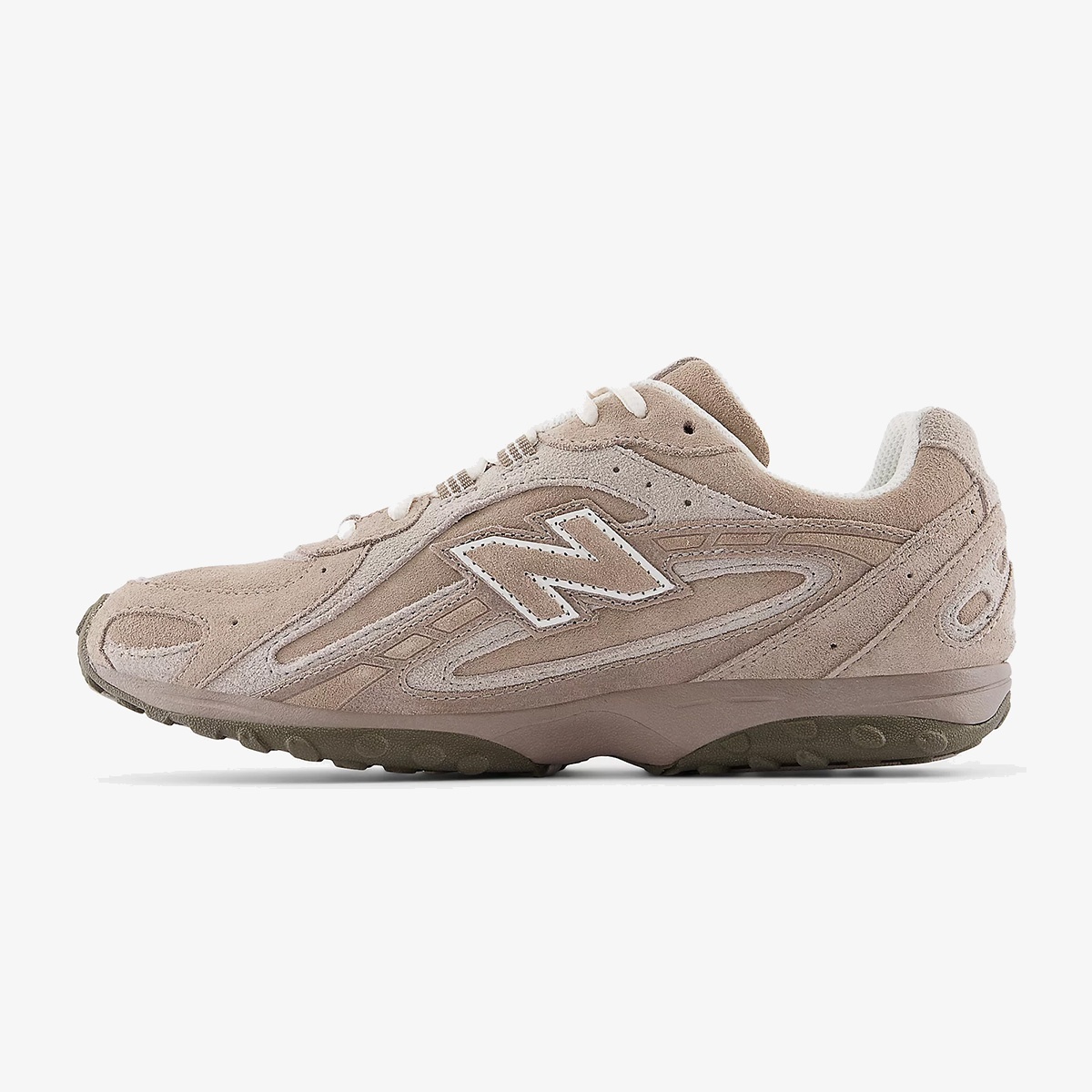 204l mushroom arid stone - Mushroom Arid Stone 204L sneaker with tonal N logo and low-profile sole
