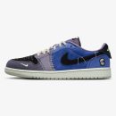 zion williamson jordan 1 - Zion Williamson Voodoo Alternate low-top sneaker with purple suede and green accents