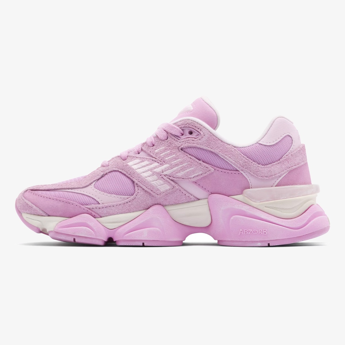 nb 9060 pink overdye - Pink Overdye 9060 sneaker with tonal mesh, suede overlays, and chunky sculpted sole