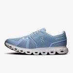 cloud 6 chambray white - Chambray White Cloud 6 sneaker with pale blue upper and white sole