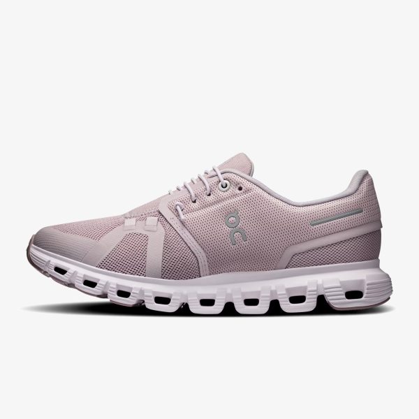 women’s cloud 6 mauve orchid - Women’s Mauve Orchid Cloud 6 sneaker with soft pink-purple upper