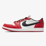 jordan 1 low og chicago 2025 - Chicago 2025 Jordan 1 Low OG sneaker in Varsity Red, black and Summit White
